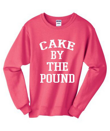 Allntrends Crewneck Sweatshirt Cake By The Pound - Pink